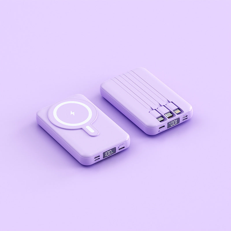 Portable power bank with wireless charging function and digital display Stornfield