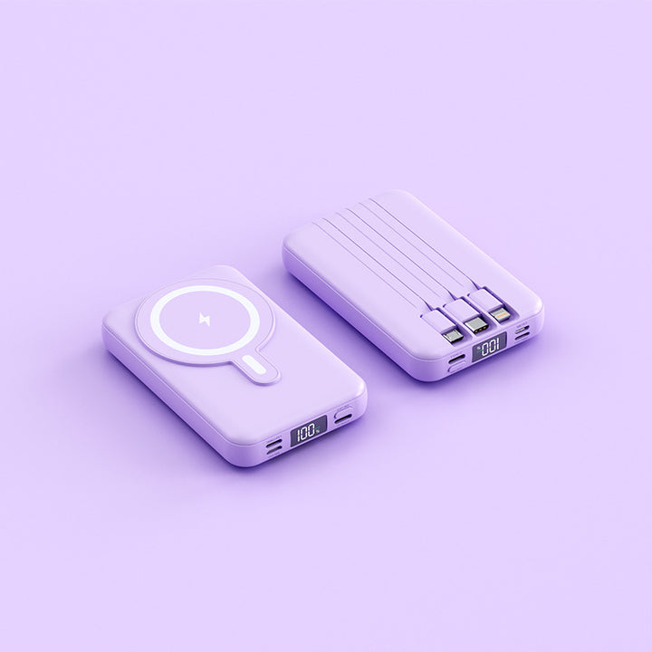 Portable power bank with wireless charging function and digital display Stornfield