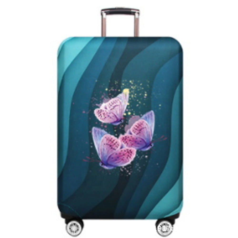 Women's Hard Shell Suitcase with Fashionable Butterfly Design Stornfield