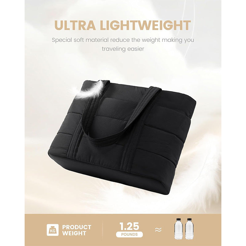 Padded tote bag with practical exterior pockets Stornfield