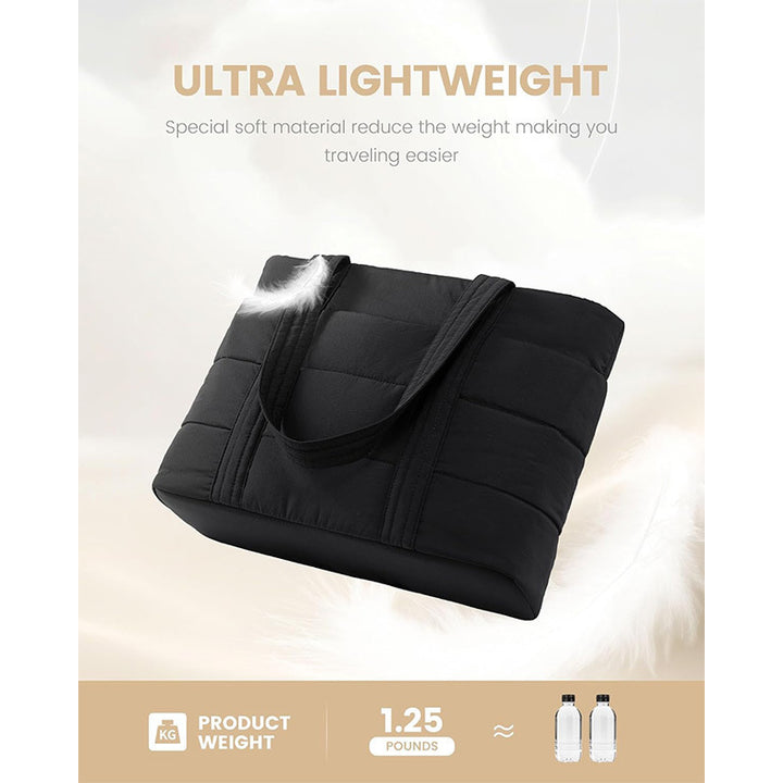 Padded tote bag with practical exterior pockets Stornfield