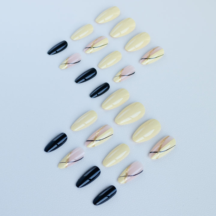 Elegant Geometric Nail Art