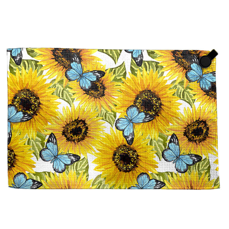 Towel with modern circular pattern Stornfield