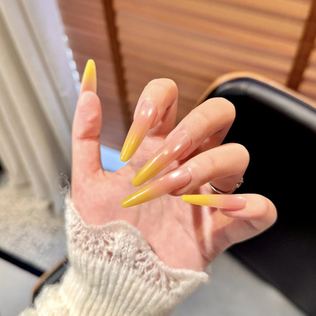 Gradient Stiletto Press-On Nails Stornfield
