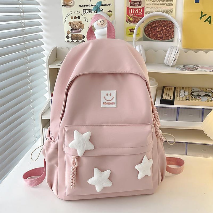 Charming Playful Star-Embellished Backpack
