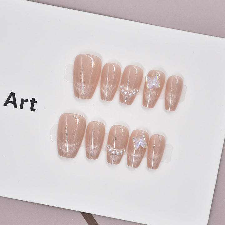 Artistic Press-On Nail Art Set Stornfield