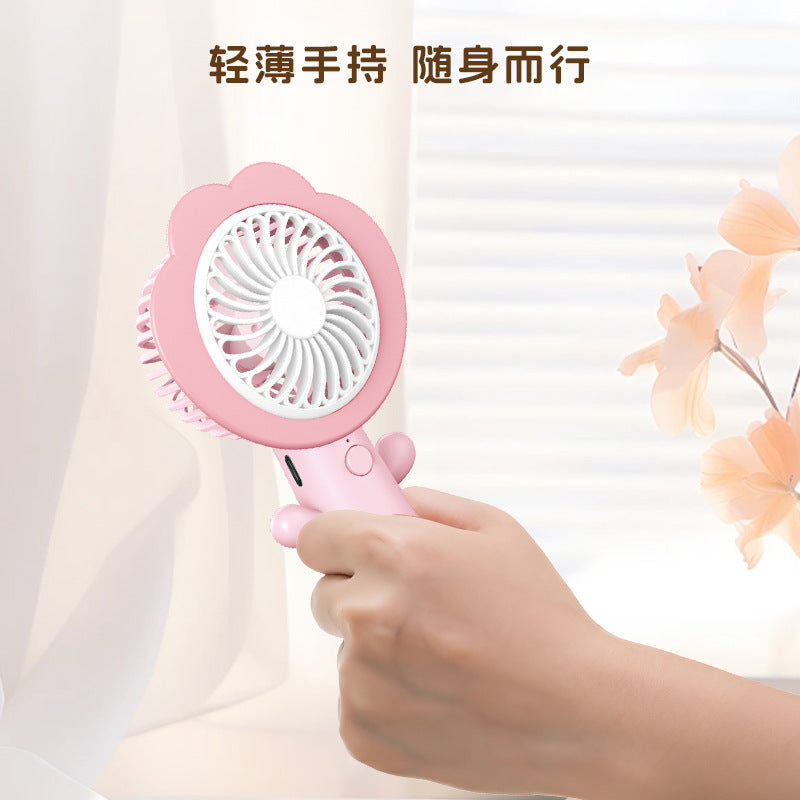 Flower-Shaped Handheld Cooling Fan Stornfield