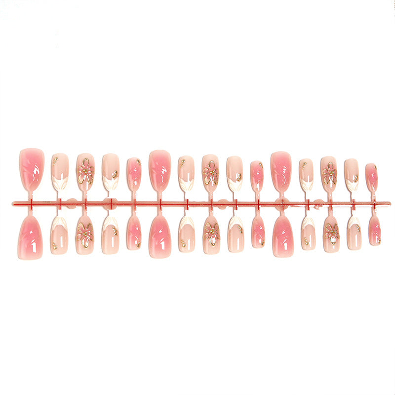Artificial nails with delicate floral design Stornfield