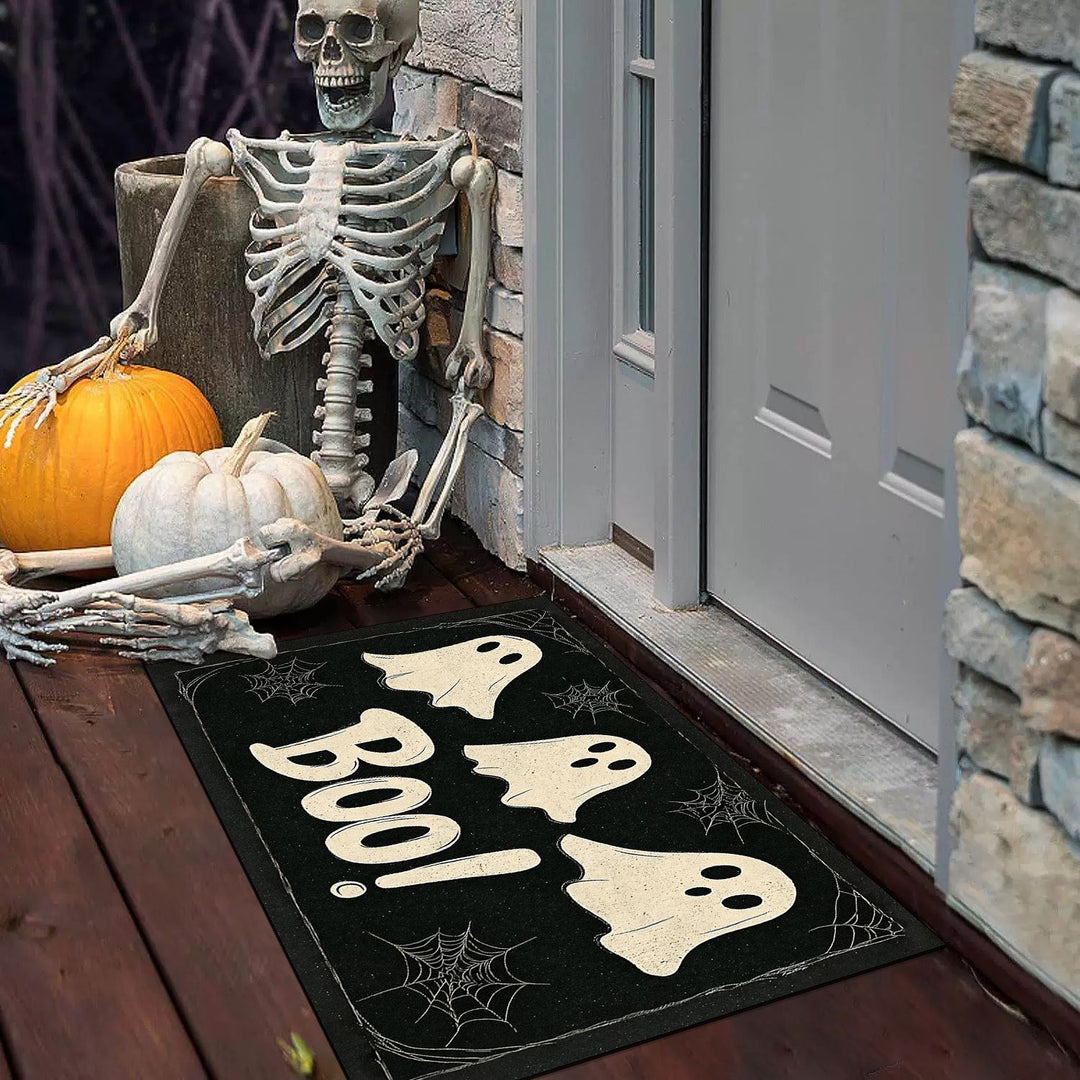 Halloween-Themed Decorative Welcome Mat for Home