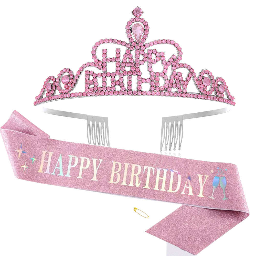 Women Funkenkrone with "Happy Birthday" lettering Stornfield