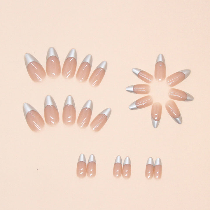 Metallic Tip Press-On Nail Extensions Stornfield
