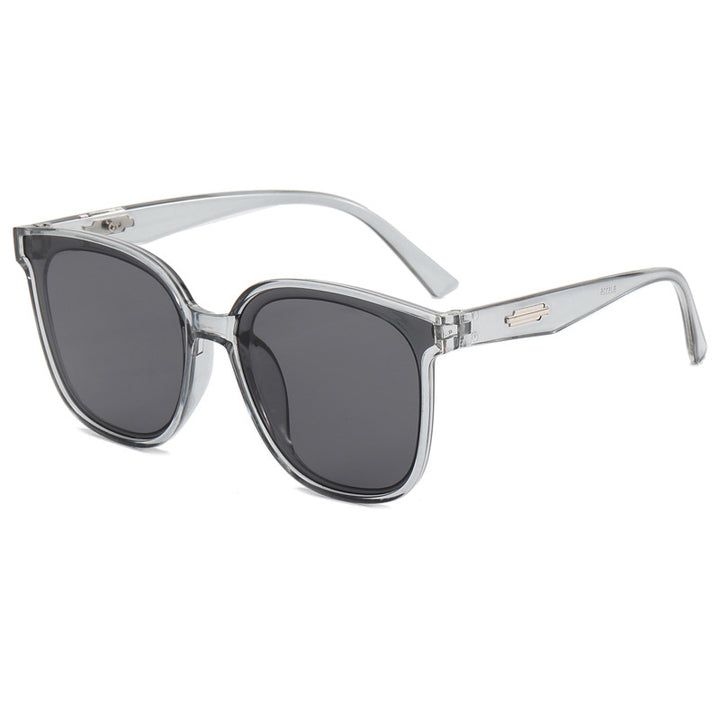 Ladies fashionable oversized sunglasses with combined frame Stornfield