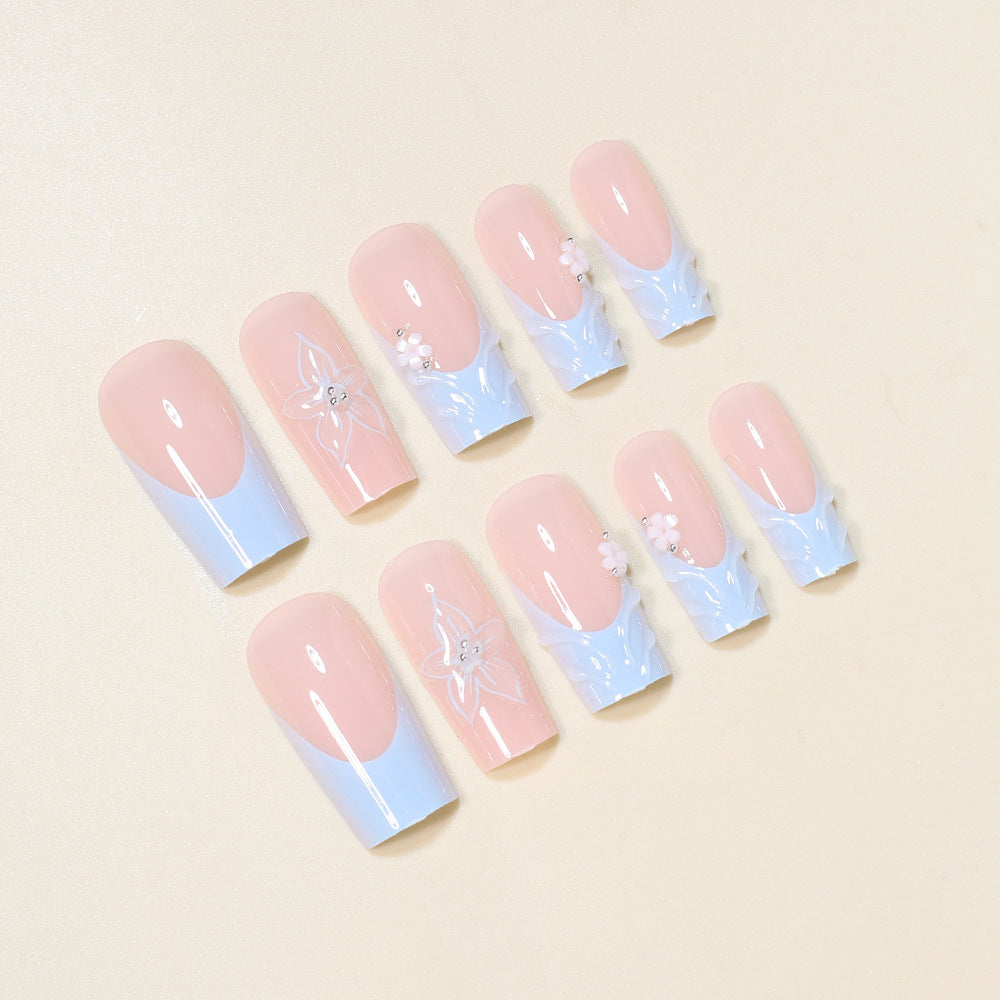 3D Floral Decorative Press-On Nail Art Stornfield