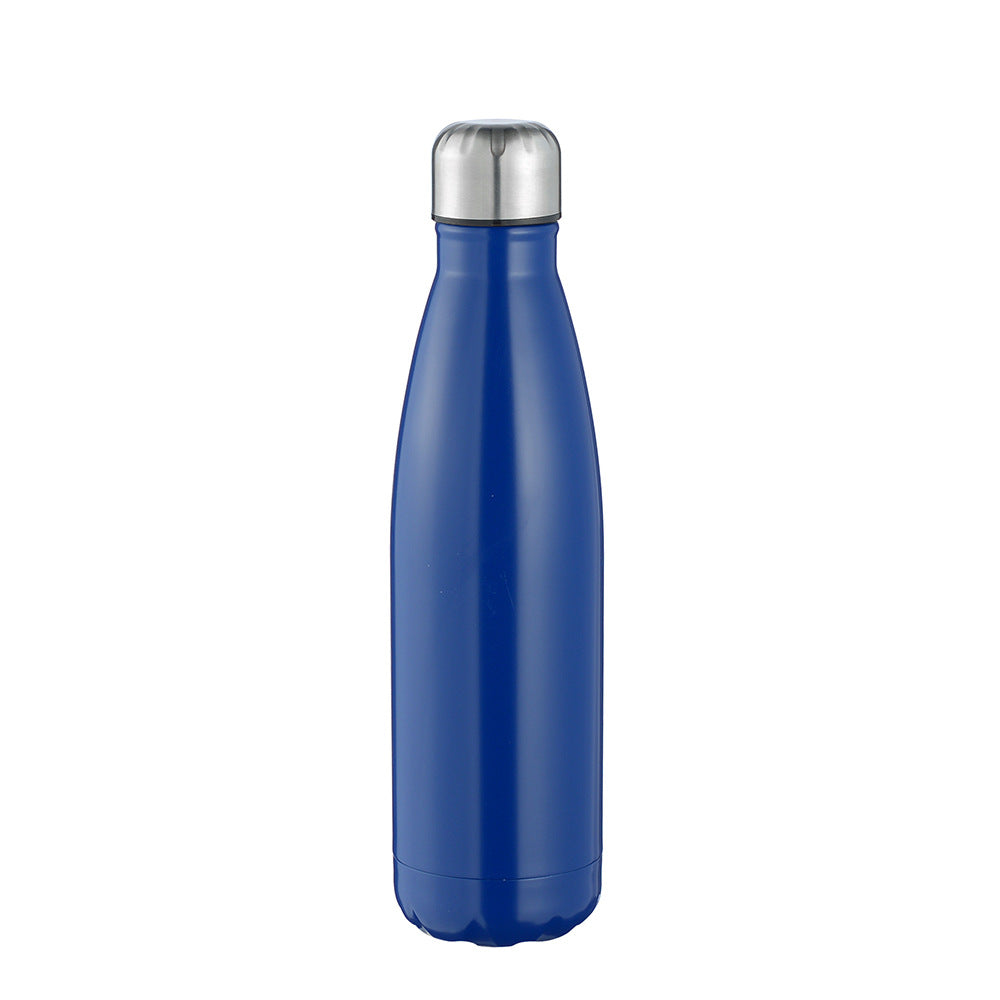 Unisex double-walled insulated bottle made of stainless steel with vacuum insulation and leak-proof screw cap Stornfield
