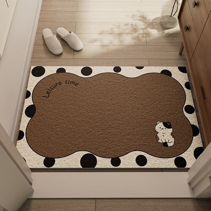 Cute Puppy-Themed Welcome Mat Stornfield