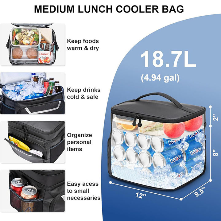 Women's multifunctional cooler bag with multiple compartments Stornfield