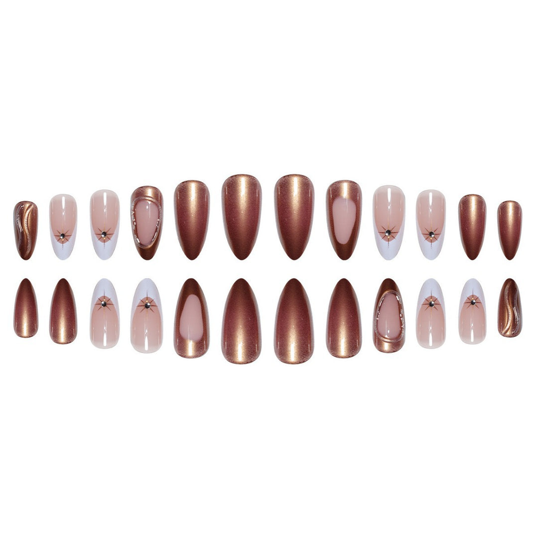 Decorative Sculpted Press-On Nails Stornfield