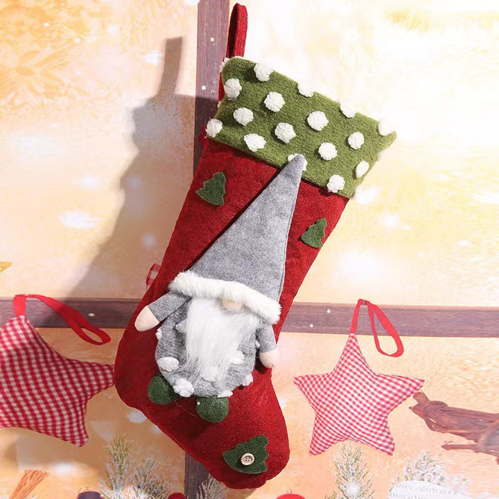 Festive Christmas stocking with nostalgic design Stornfield