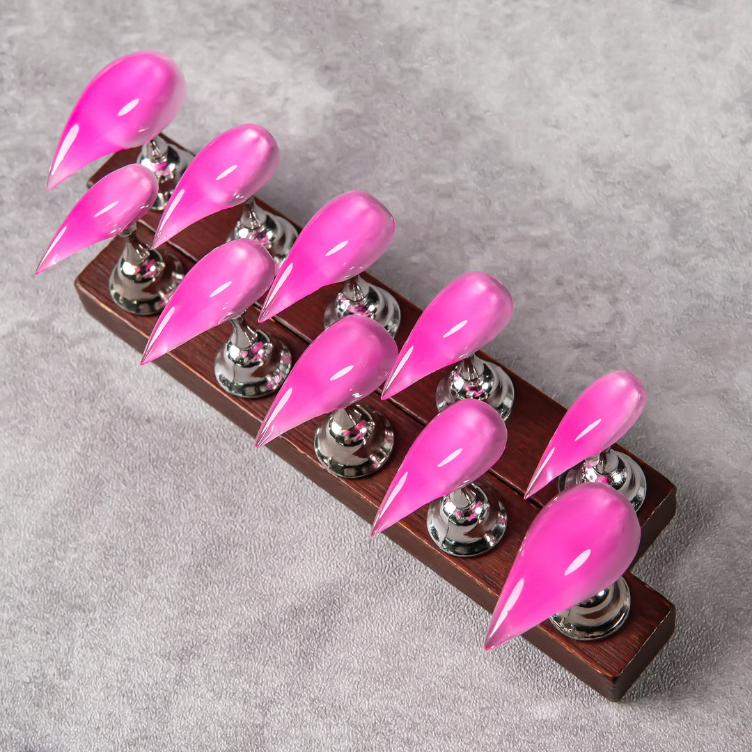 Stiletto Press-On Nail Set with Glossy Finish