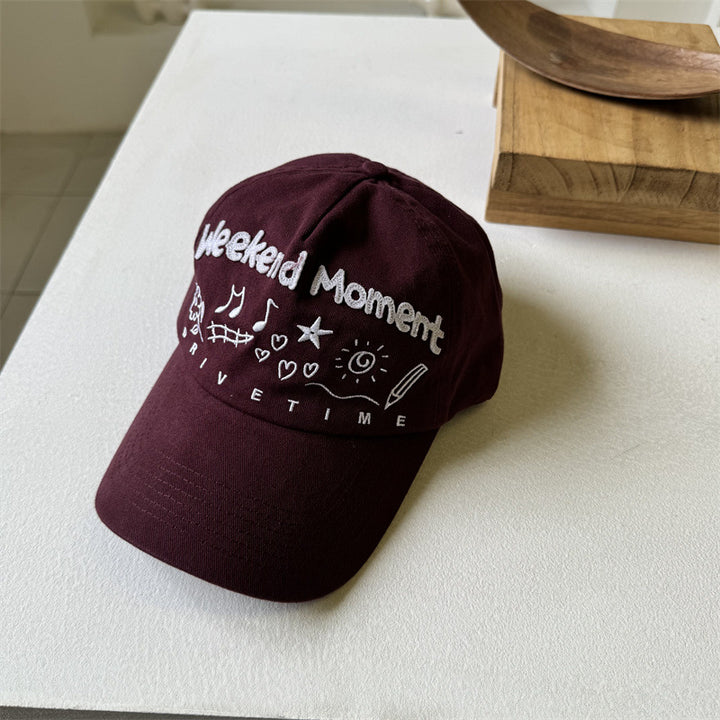 Women's Embroidered Graphic Visor Cap Stornfield