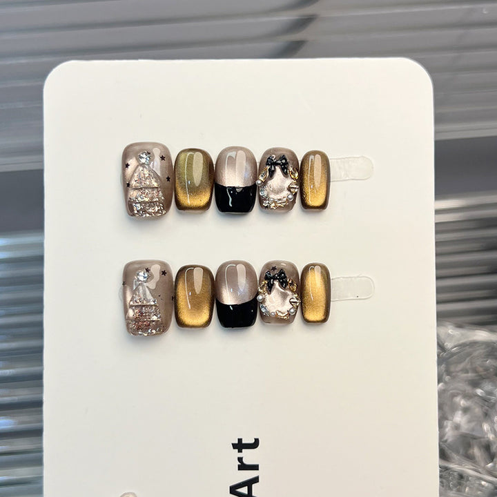 Glamorous Decorative Press-On Nail Tips