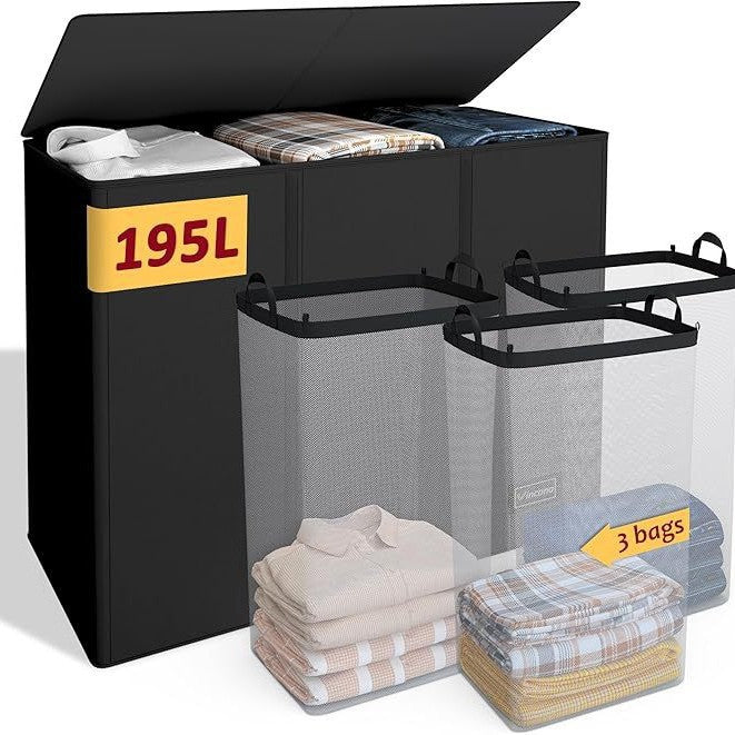 Large storage chest with lid and interior compartments Stornfield