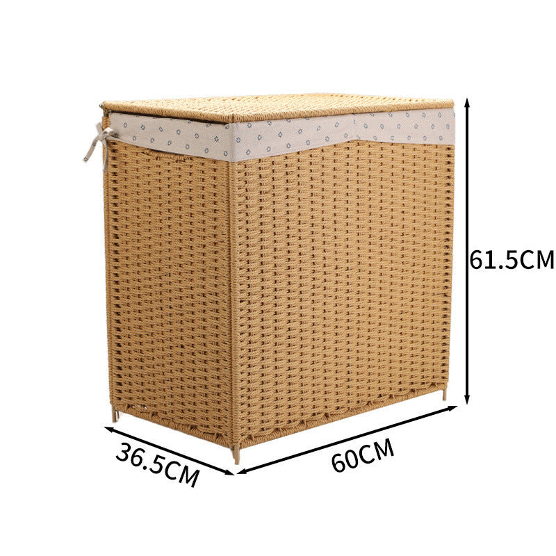Handwoven Rectangular Storage Basket Stornfield