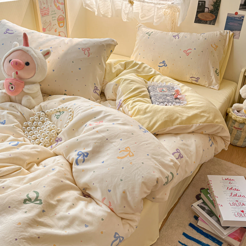 Children's Whimsical Cartoon-Themed Bedding Set