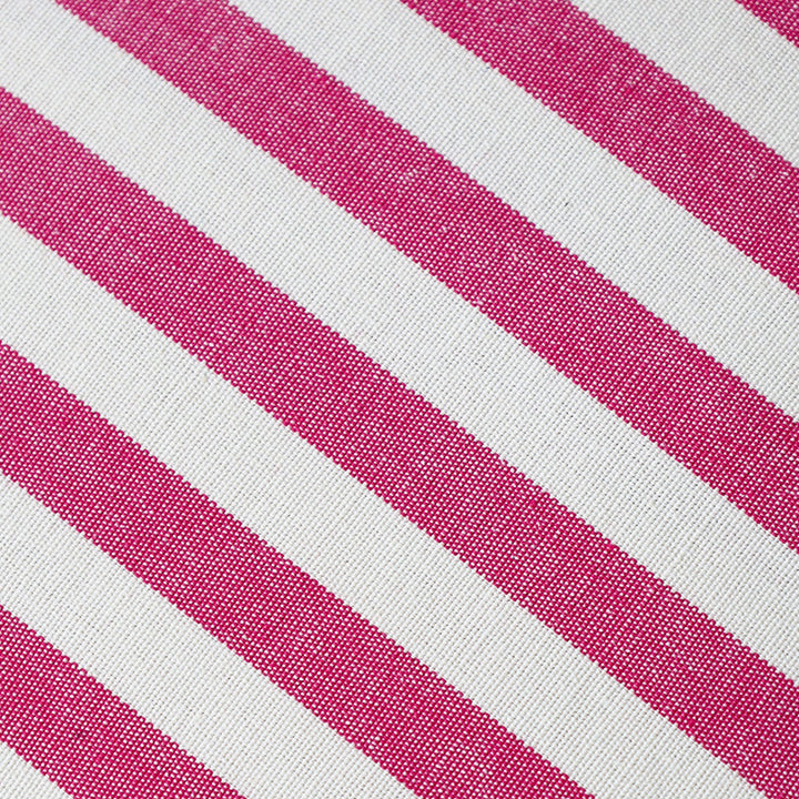 Decorative pillow with stripe pattern