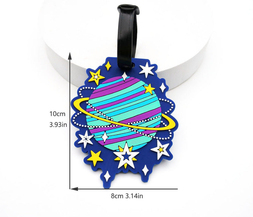 Planet-Themed Luggage Tag Stornfield