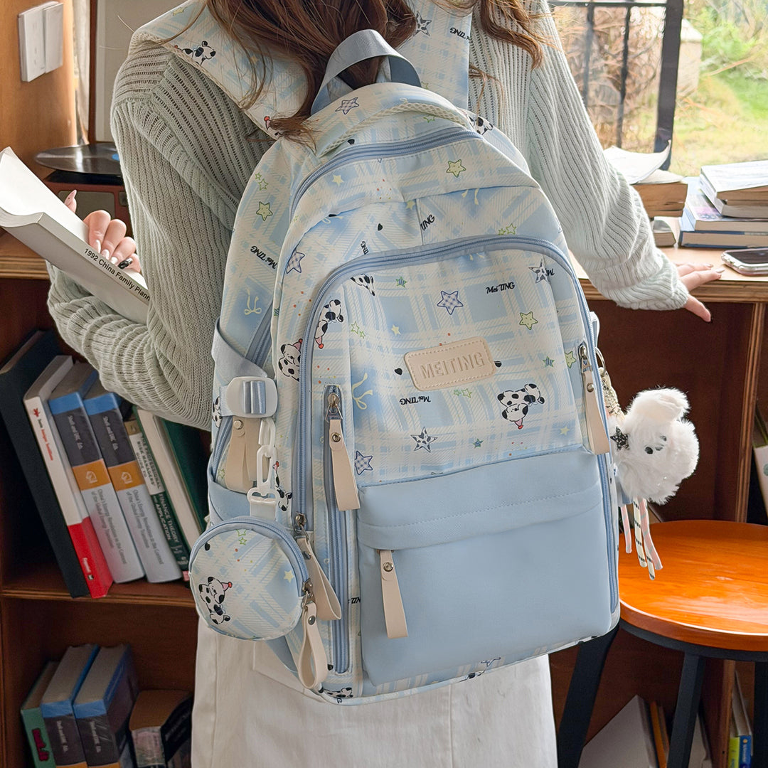 Fun-Themed Patterned Backpack Stornfield