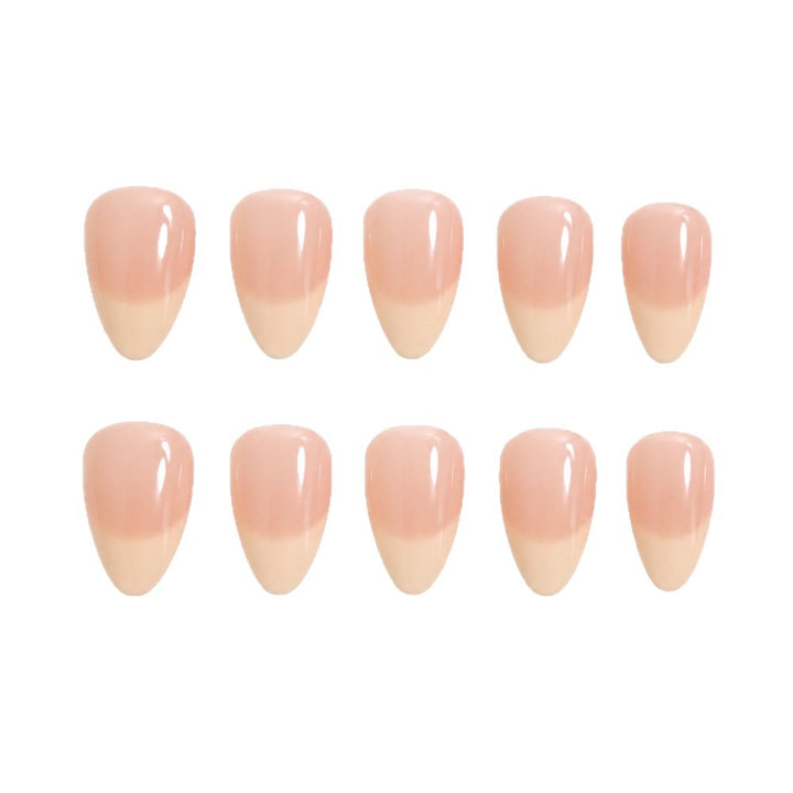 Artificial nails with elegant nude ombre design Stornfield