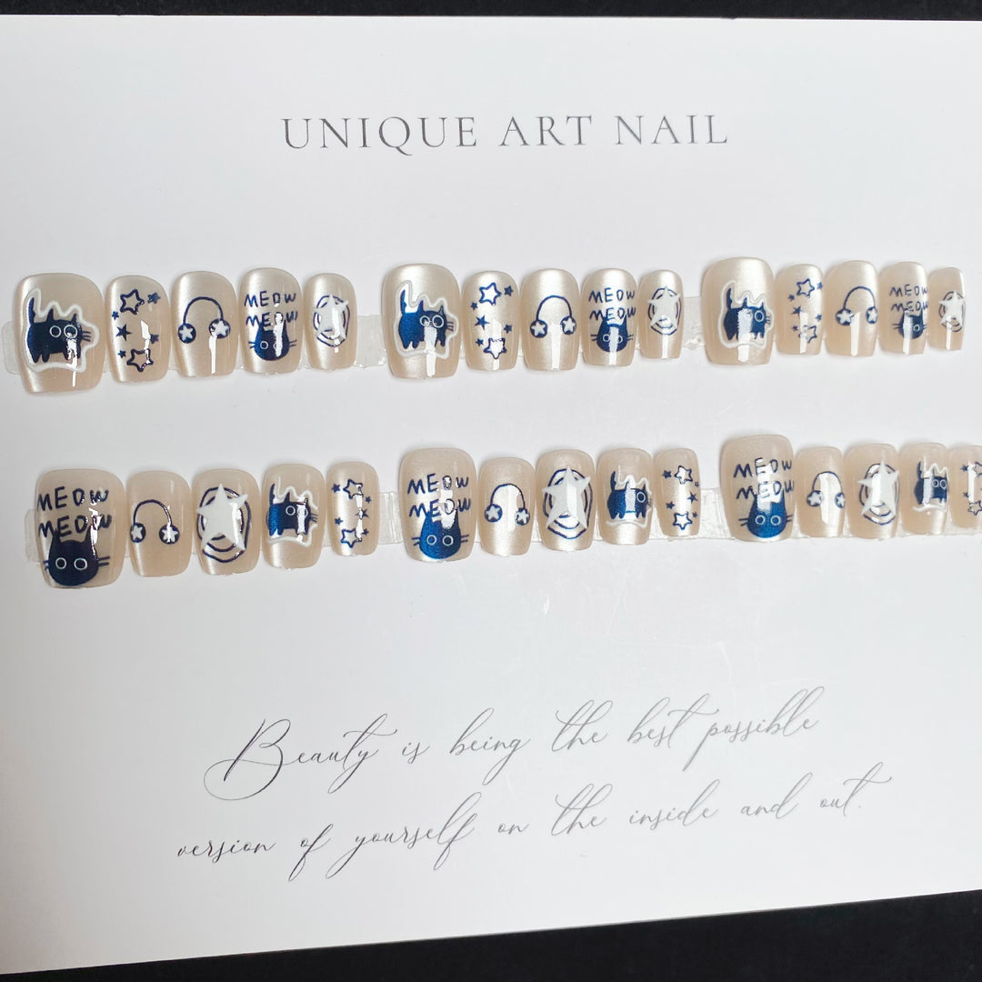 Creative Nail Art Press-On Set