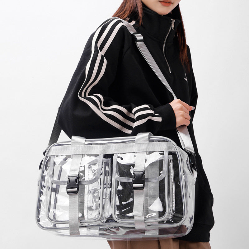 Transparent tote bag with multiple compartments Stornfield