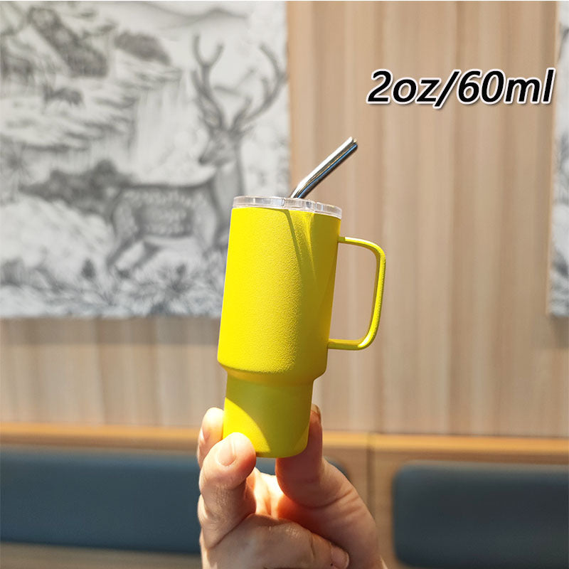 Women's practical drinking glass with metal straw Stornfield