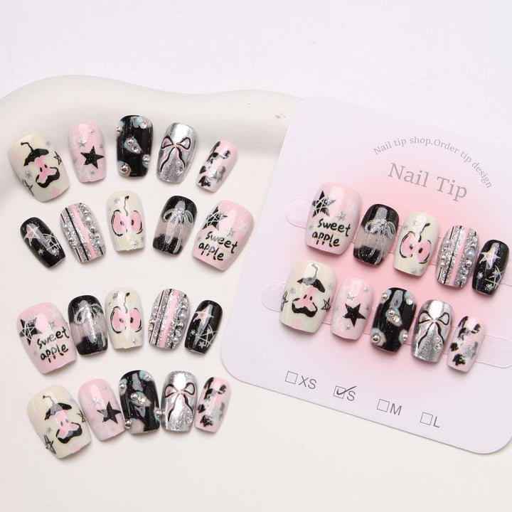 Artistic Press-On Nail Tips Set Stornfield