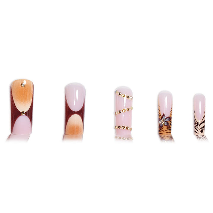 Elegant Acrylic Press-On Nail Art Set Stornfield