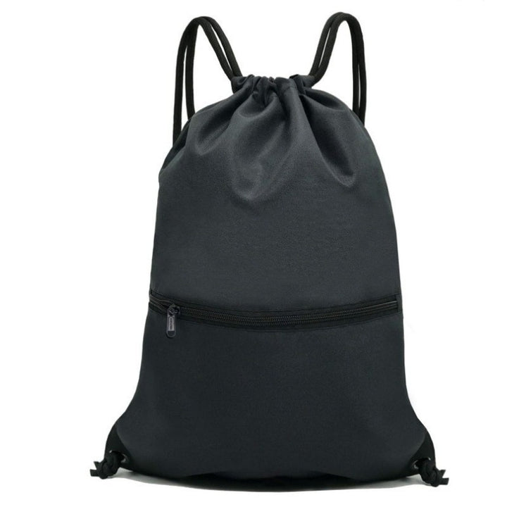Sporty drawstring bag with zippered pockets Stornfield