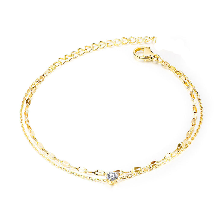 Dazzling Double Strand Anklet Stornfield