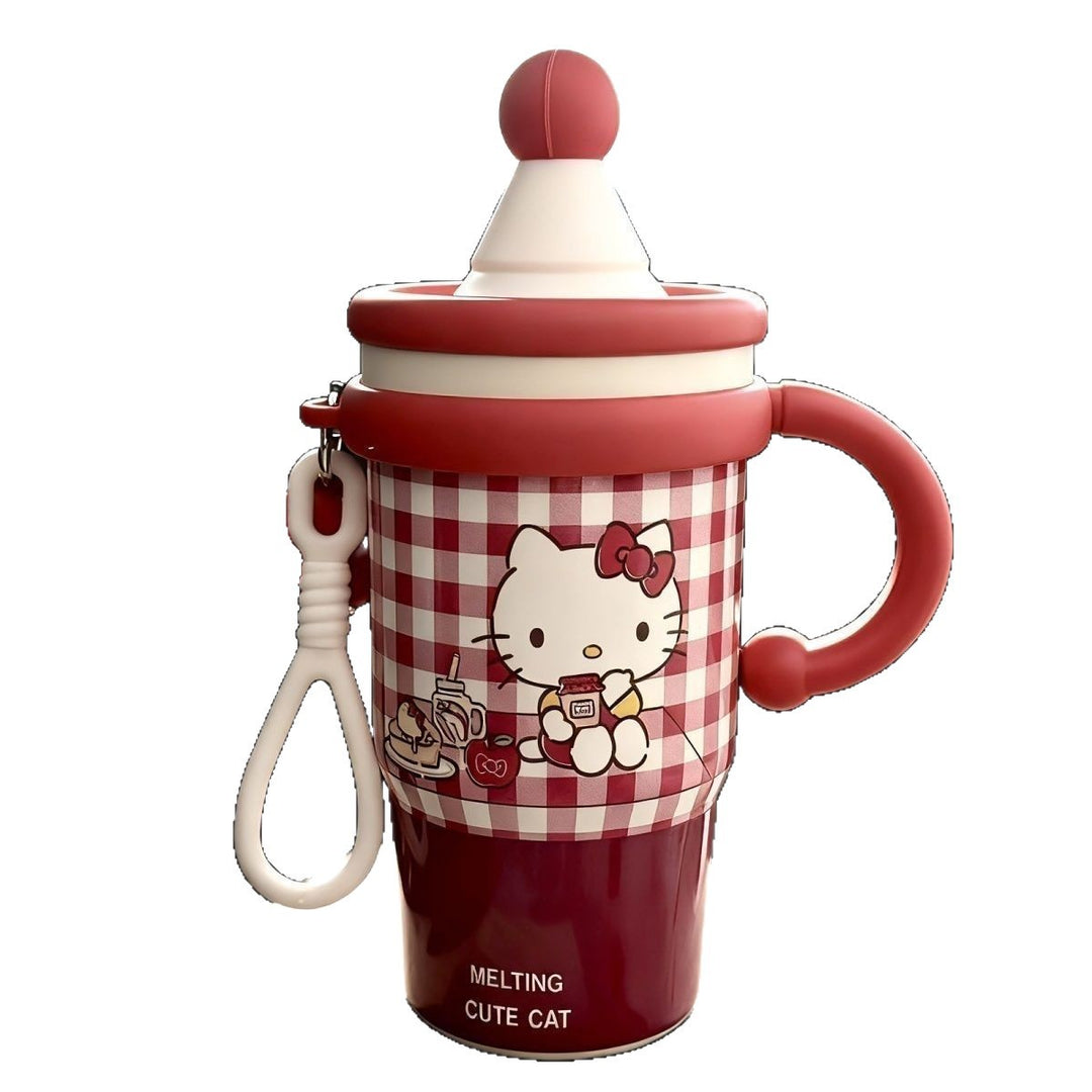 Women's insulated drinking cup with cute cat design Stornfield