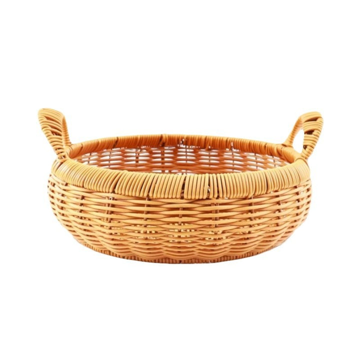 Women's storage basket with handle made of willow Stornfield