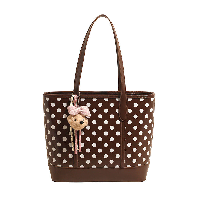 Polka Dot Print Casual Tote Stornfield