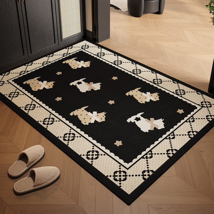 Romantic Floral Accent Area Rug