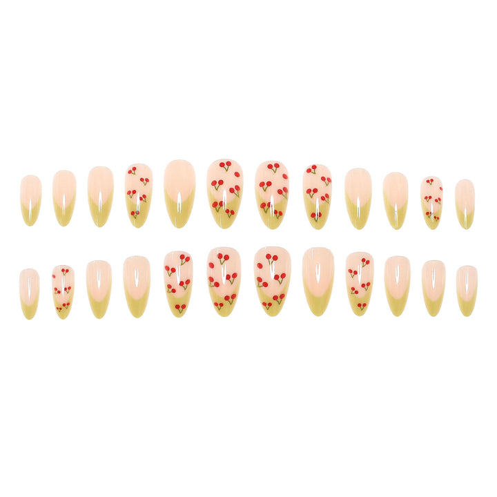 Cherry Blossom Themed Press-On Nail Set