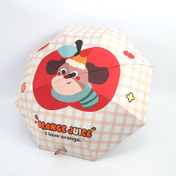 Women's Folding Umbrella with Cute Animal Design Stornfield