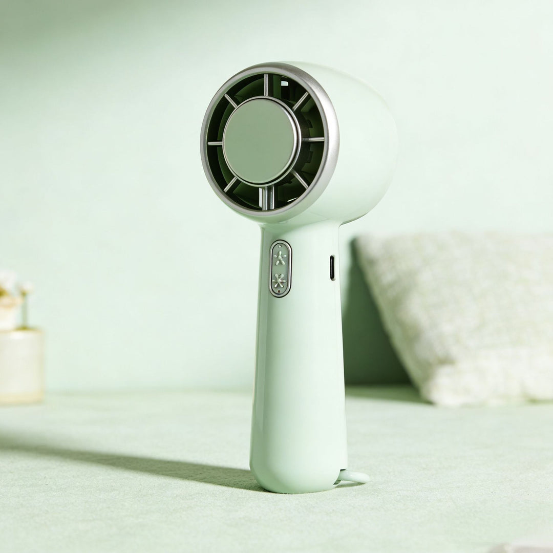 Women's Portable Handheld Fan with Ergonomic Design and Flexible Tilt Adjustment Stornfield