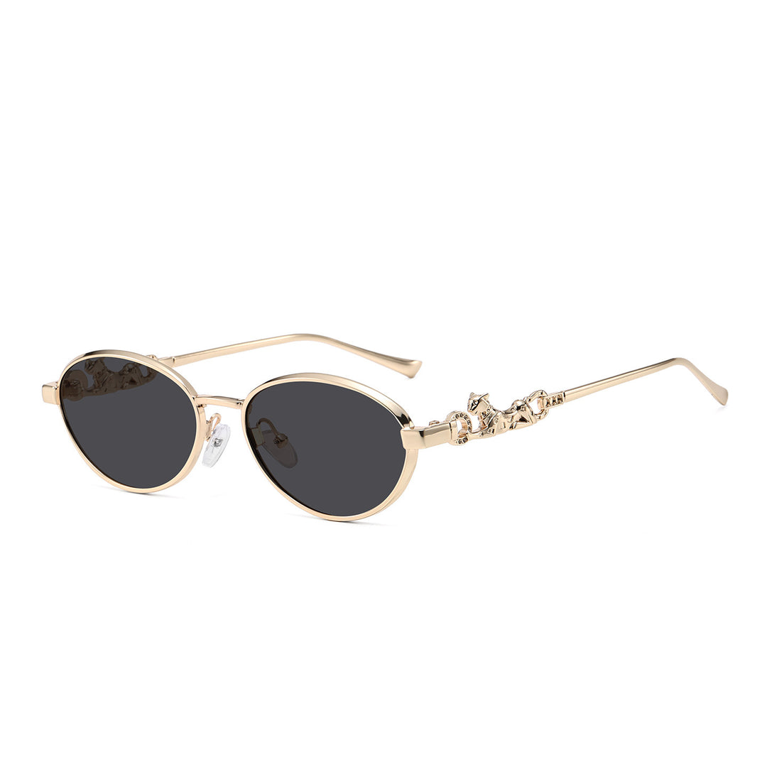 Decorative Oval Frame Sunglasses Stornfield