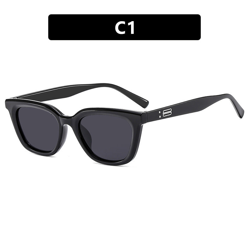 Ladies stylish sunglasses in modern design with wide frame Stornfield