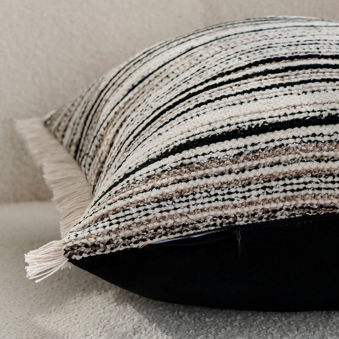 Structured Fringe Cushion by