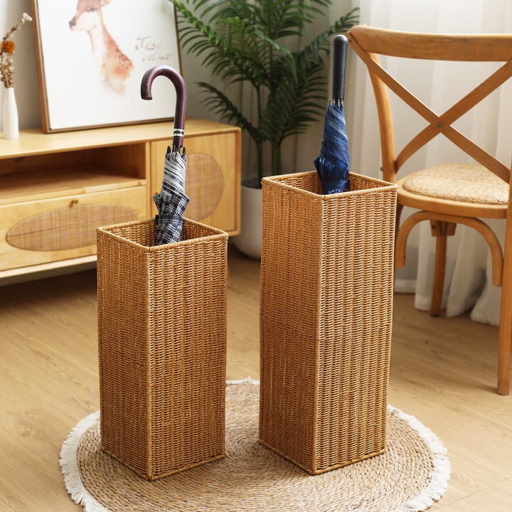 Rectangular Wicker Waste Bin Stornfield